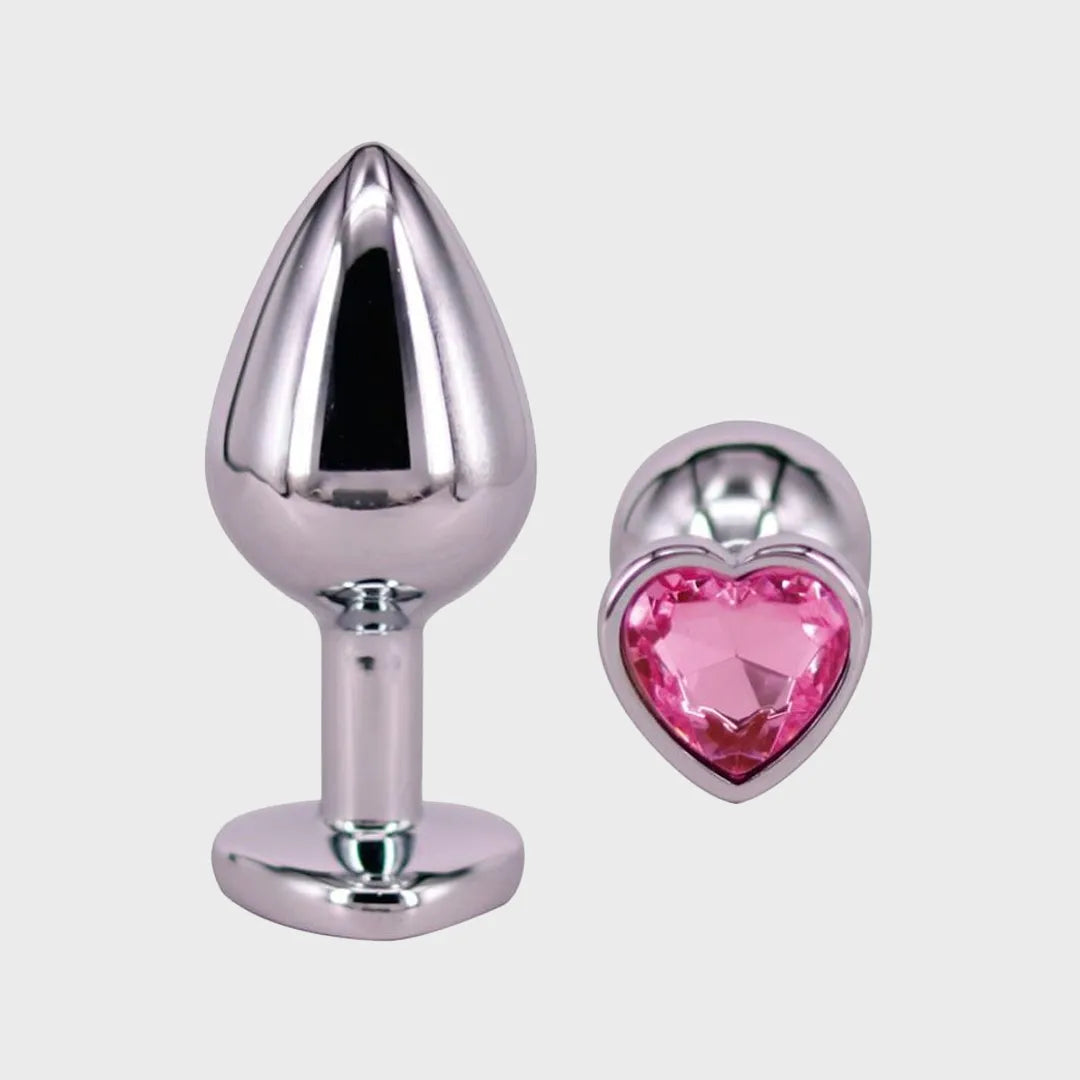 Plug Anal Corazón Steel (Large)