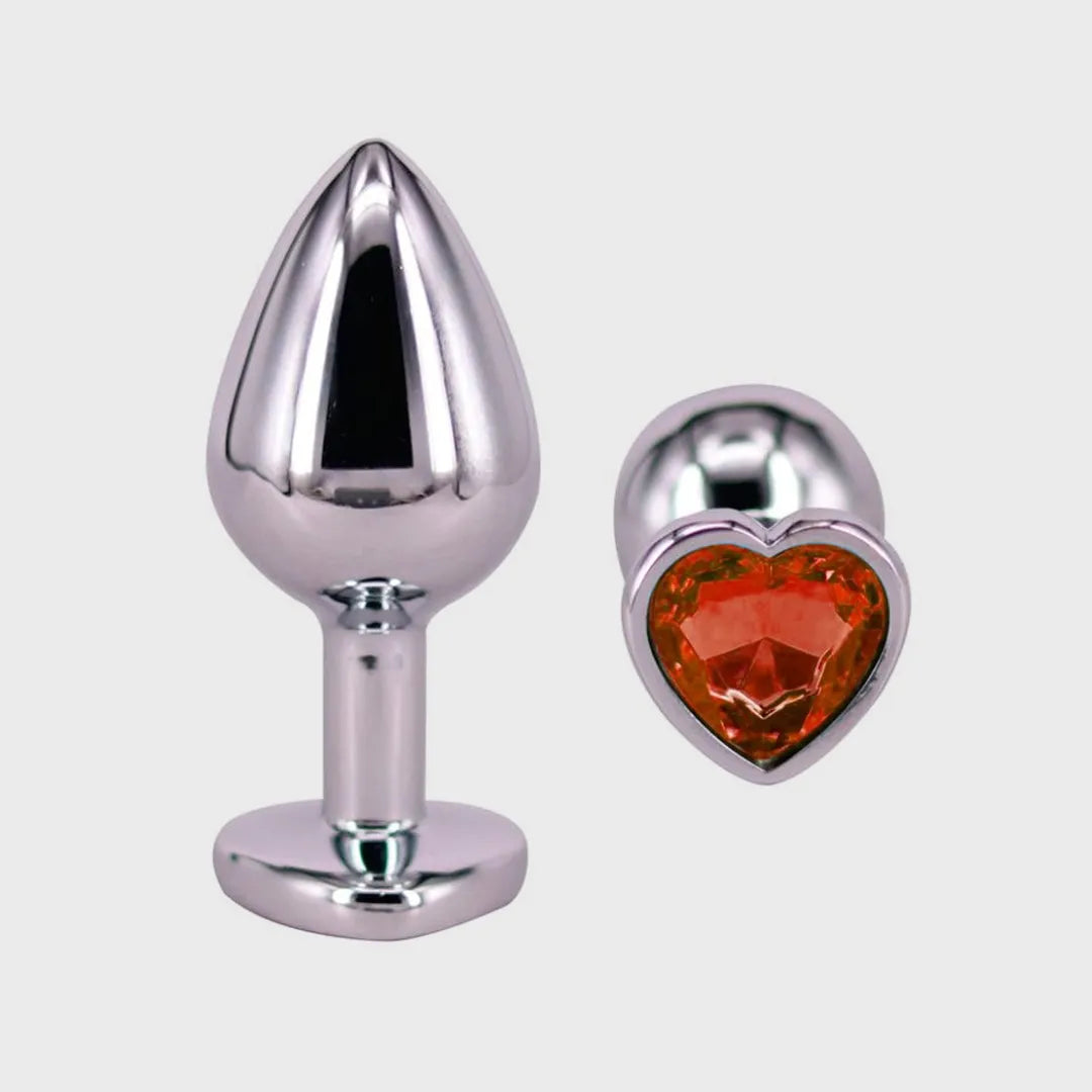 Plug Anal Corazón Steel (Small)